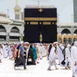 Hajj mecca pilgrimage muslims gather saudi millions pilgrims